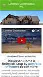 Mobile Screenshot of lonetreeconstructioninc.com